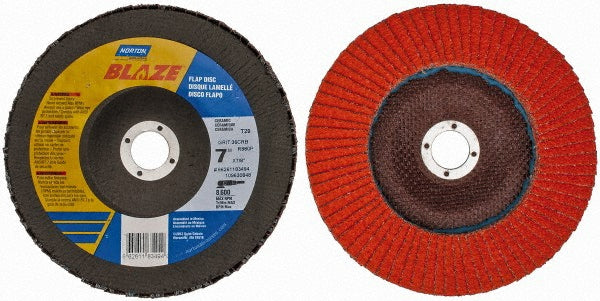 7" 36-Grit Ceramic Disc - Norton 66261183494