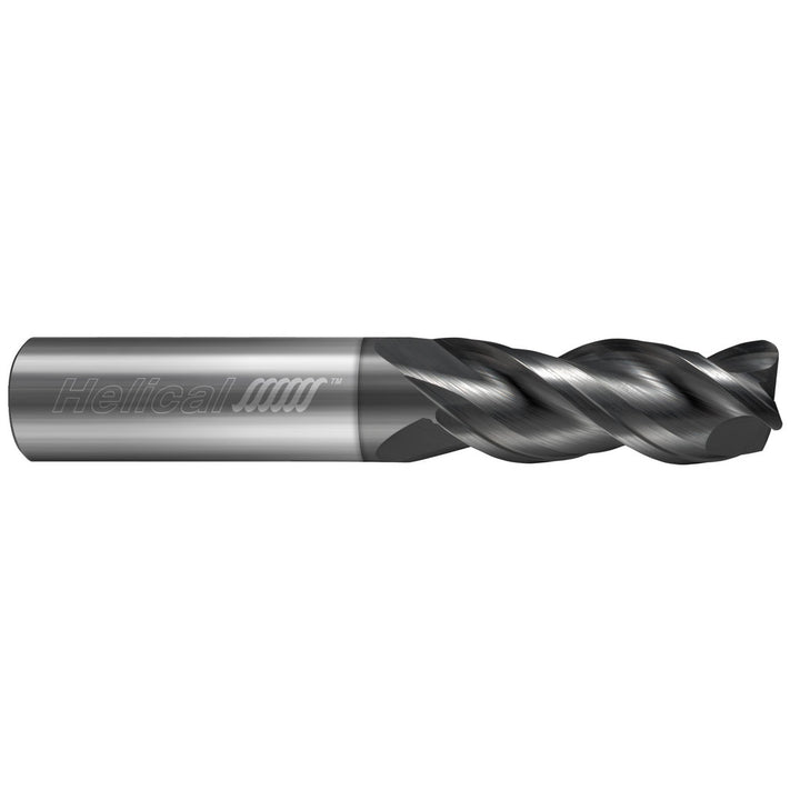 1/2" 3-Flute Solid Carbide Corner Radius End Mill, Dplus - Helical Solutions 87947