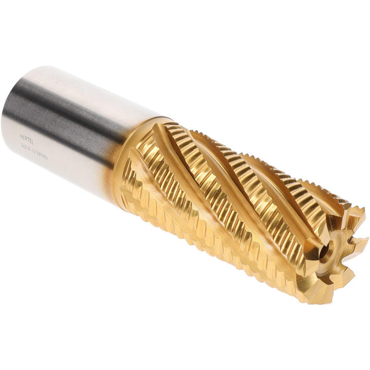 2.0000" 8-Flute Cobalt Single End Mill, TiN - Hertel 84213685