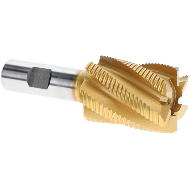 1.5000" 6-Flute Cobalt Single End Mill, TiN - Hertel 84214048
