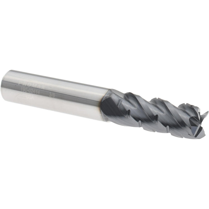 0.3750" 4-Flute Solid Carbide Square End Mill, AlTiN - ProMax 190-02414