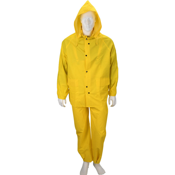 Medium Yellow Rain Protective Garment - PRO-SAFE P35M3PCCM