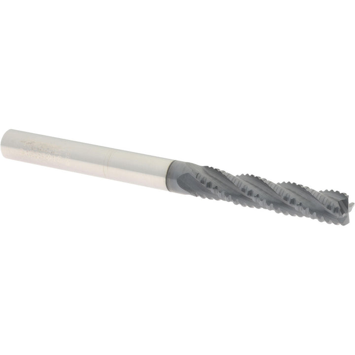 0.25" 4-Flute Solid Carbide Roughing End Mill, AlTiN - Accupro 2500069