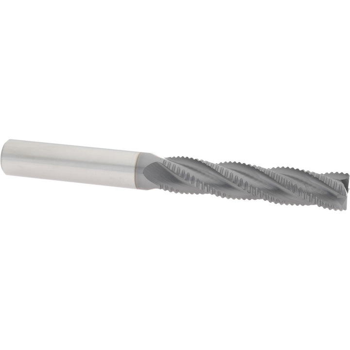 0.4375" 4-Flute Solid Carbide Roughing End Mill, AlTiN - Accupro 2500124