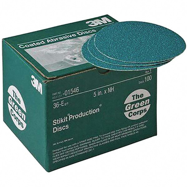 5" 36-Grit Aluminum Oxide Disc - 3M 7010309445