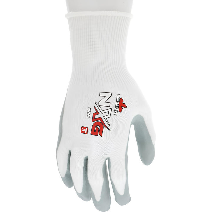 Medium White; Gray General Purpose Gloves - MCR Safety 9694M