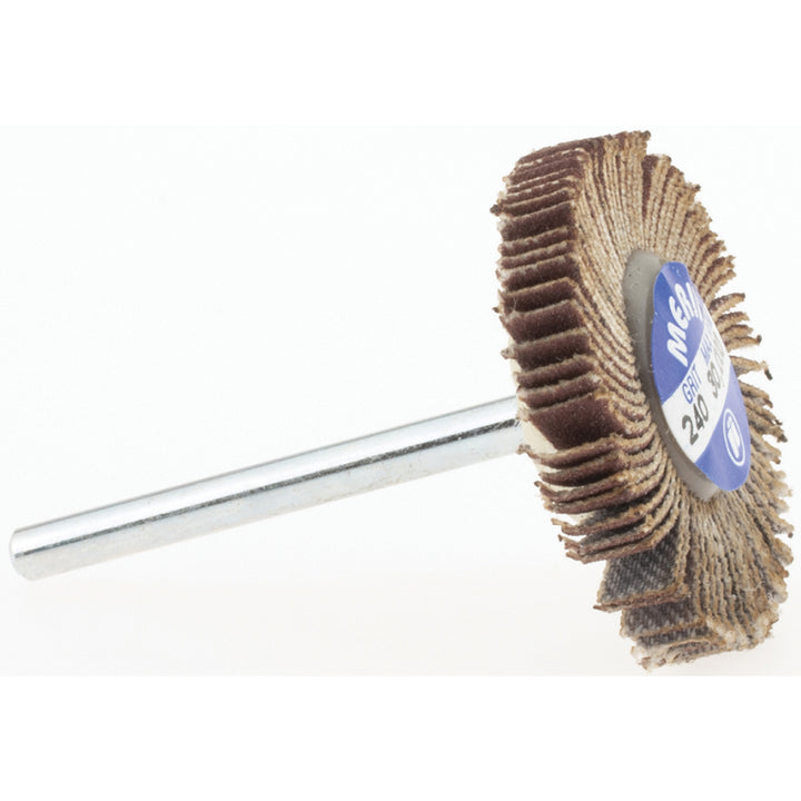 240-Grit Aluminum Oxide Flap Wheel - Merit Abrasives 08834137494