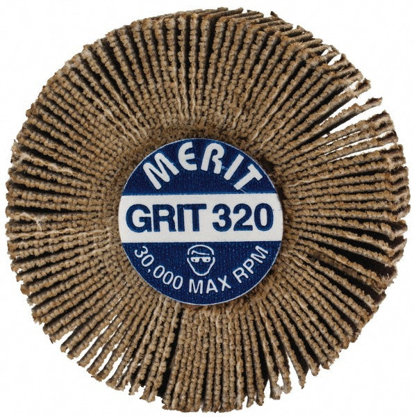 320-Grit Aluminum Oxide Flap Wheel - Merit Abrasives 08834137515