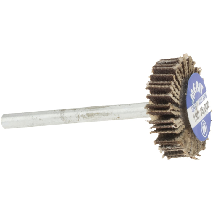 180-Grit Aluminum Oxide Flap Wheel - Merit Abrasives 08834137553