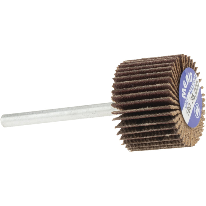 180-Grit Aluminum Oxide Flap Wheel - Merit Abrasives 08834137573