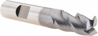 1/2in" 3-Flute Solid Carbide Square End Mill, TiCN - YG-1 34593TC