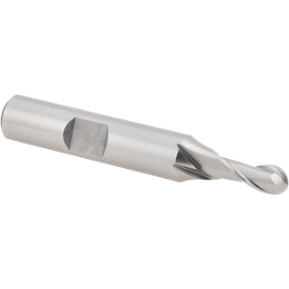 7/32" 2-Flute High Speed Steel Ball End Mill - Hertel E299914101