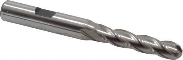 5/16" 4-Flute High Speed Steel Ball End Mill - Hertel GG99914154