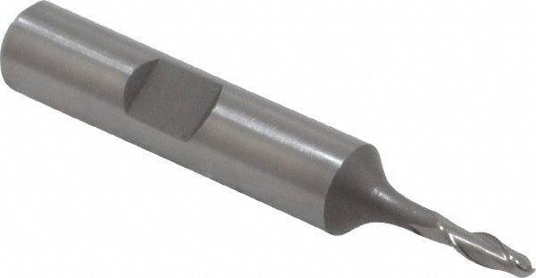 1/8" 2-Flute High Speed Steel Ball End Mill - Hertel GG99914958