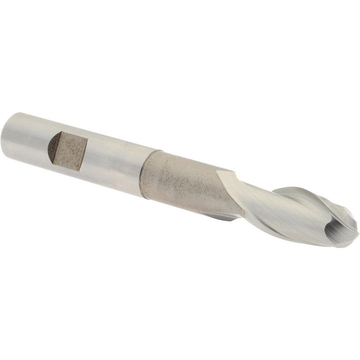 1/2" 2-Flute High Speed Steel Ball End Mill - Hertel GG111032