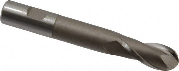 3/4" 2-Flute High Speed Steel Ball End Mill - Hertel GG99914211