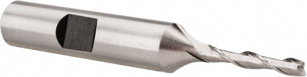 1/8" 2-Flute Cobalt Square End Mill - Hertel E2080008