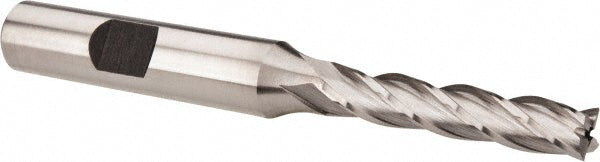 1/4" 4-Flute Cobalt Square End Mill - Hertel 81825168