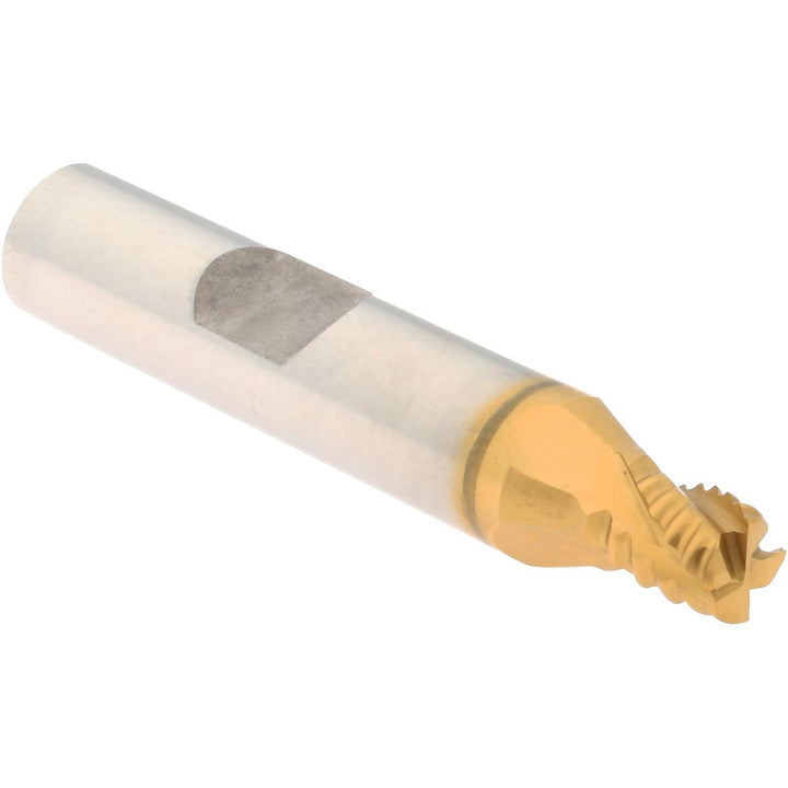0.2500" 4-Flute Cobalt Single End Mill, TiN - Hertel 84511575