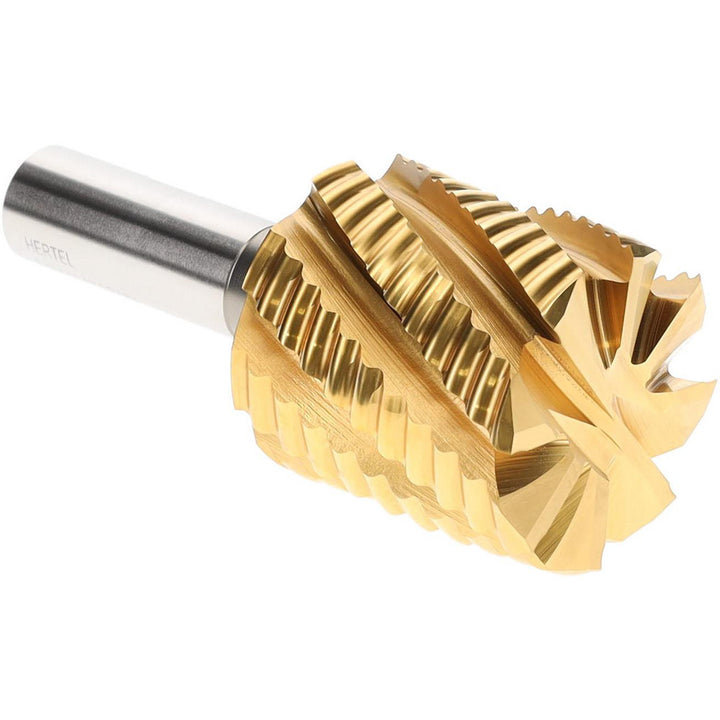 2.0000" 8-Flute Cobalt Single End Mill, TiN - Hertel 84511633