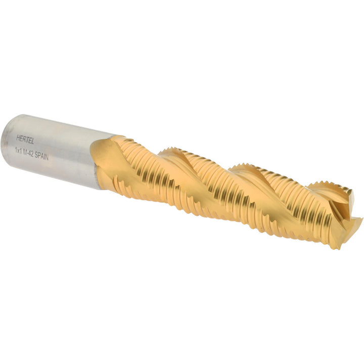 1.0000" 3-Flute Cobalt Single End Mill, TiN - Hertel 84511799