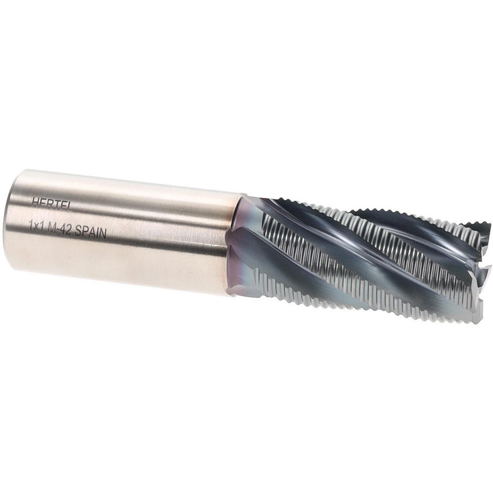 1.0000" 5-Flute Cobalt Single End Mill, TiCN - Hertel 84511898