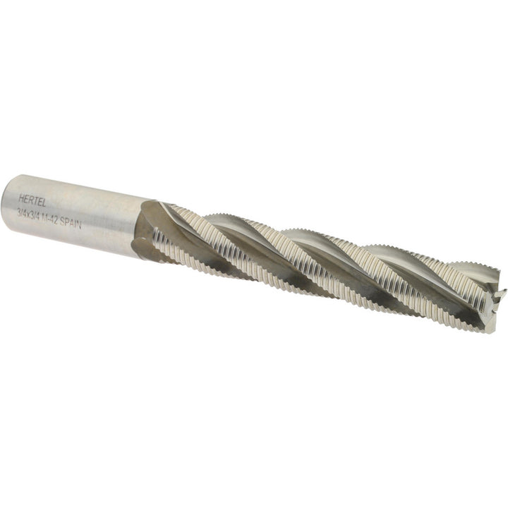 0.7500" 4-Flute Cobalt Single End Mill - Hertel 84512037