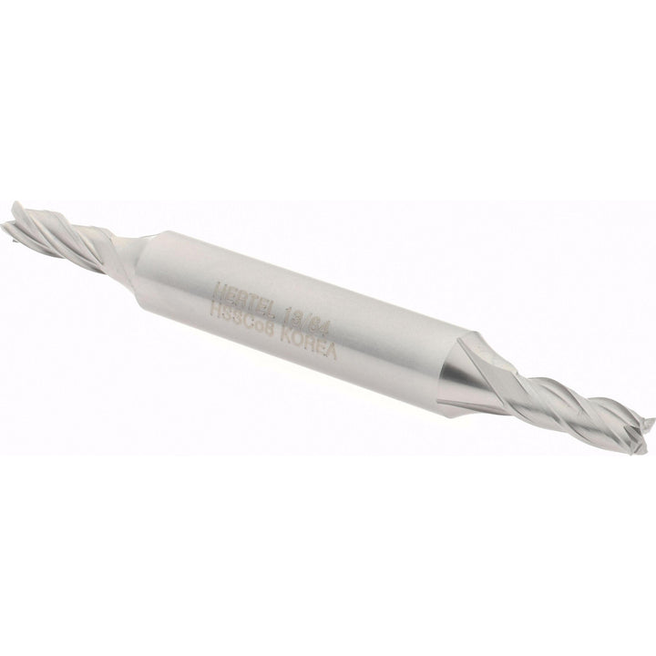 13/64" 4-Flute Cobalt Square End Mill - Hertel E2053013