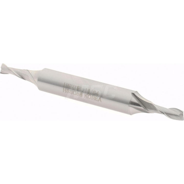 11/64" 2-Flute Cobalt Square End Mill - Hertel E2050011