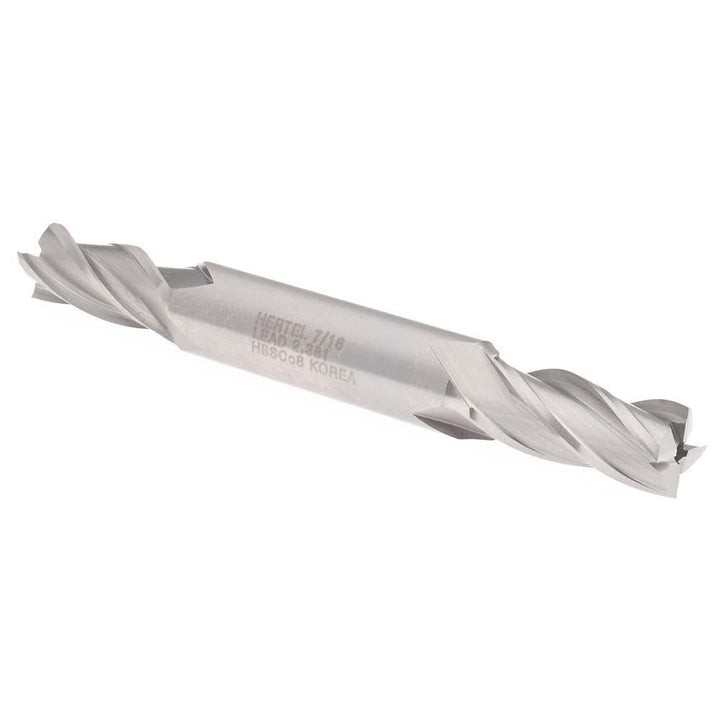 7/16" 4-Flute Cobalt Square End Mill - Hertel E2051028