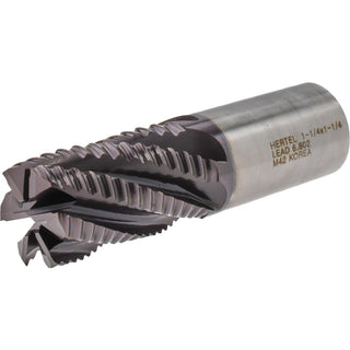 1.2500" 6-Flute Cobalt Single End Mill, TiAlN - Hertel 84512722