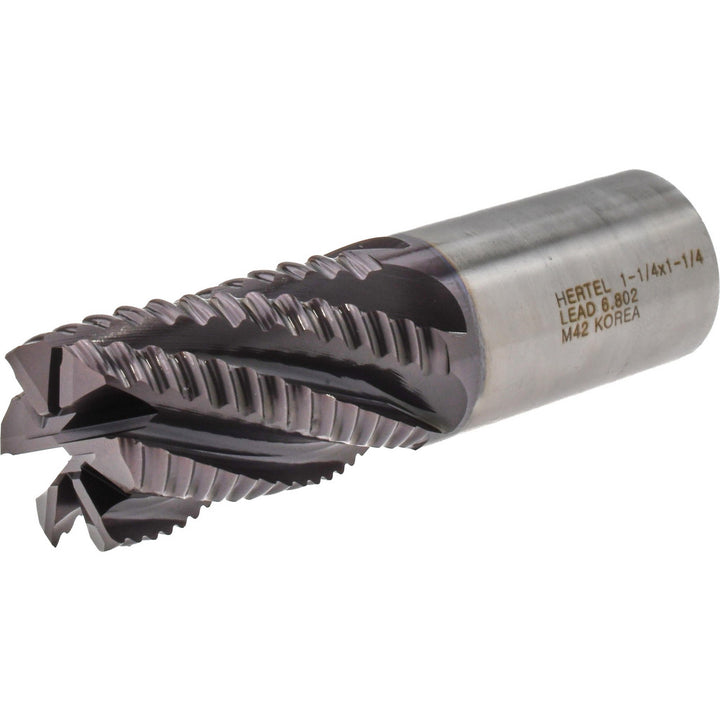 1.2500" 6-Flute Cobalt Single End Mill, TiAlN - Hertel 84512722