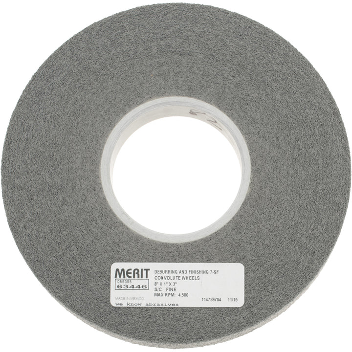 8 x 1" Silicon Carbide Deburring Wheels Disc - Merit Abrasives 05539563446