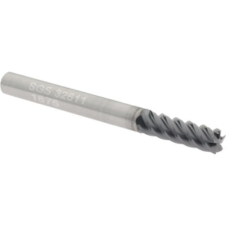 3/16" 5-Flute Solid Carbide Corner Radius End Mill, AlTiN - SGS 32611