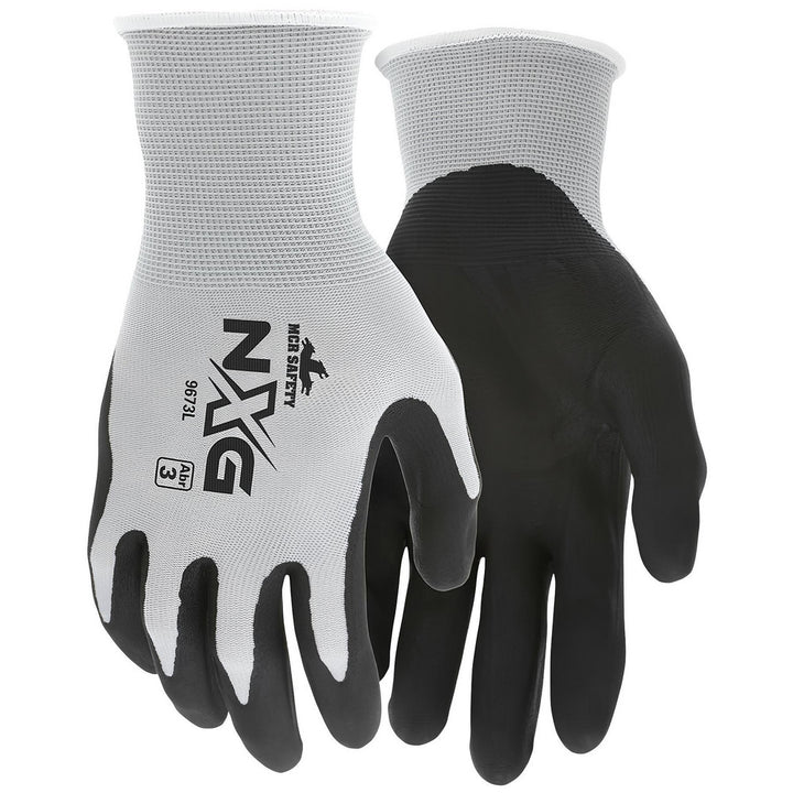 Black; Gray Gloves - MCR Safety 9673M