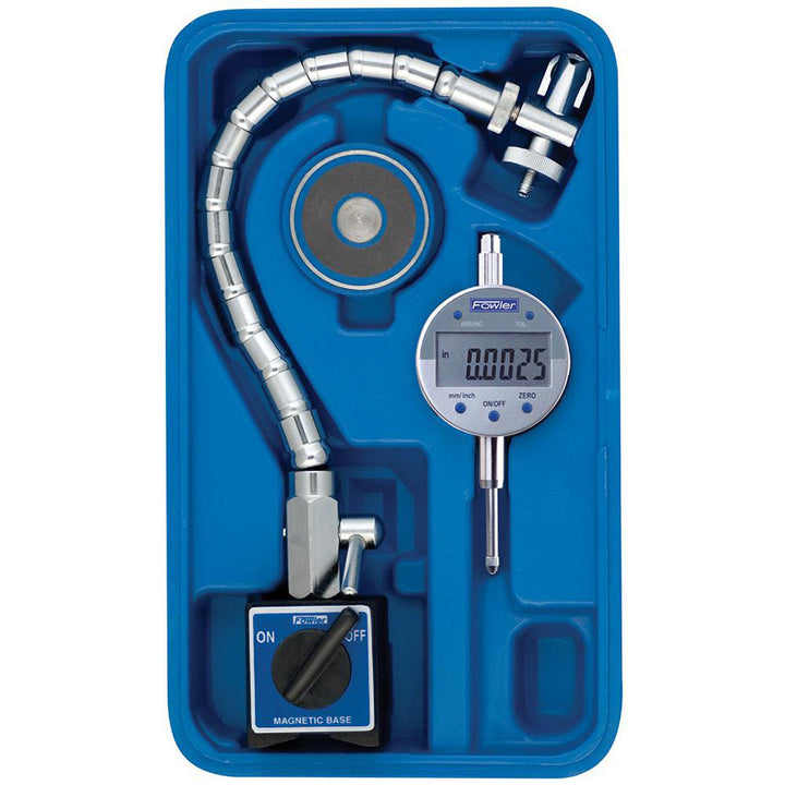 2-Piece Dial Indicator, 0.000500" grad - Fowler 54-585-100-0