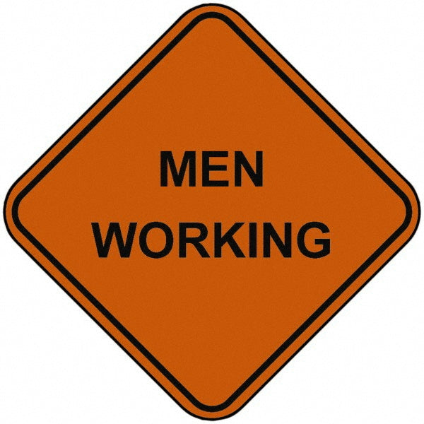 Men Working Sign - PRO-SAFE 07-800-4000
