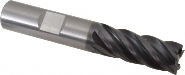 1/2" 5-Flute Solid Carbide Square End Mill, AlTiN - Kennametal 3580813
