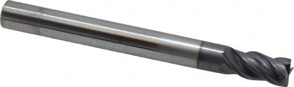 1/4" 4-Flute Solid Carbide Corner Radius End Mill, TX - SGS 36723