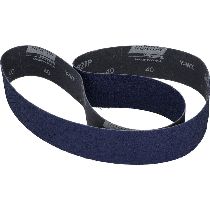 2 x 48" 40-Grit Zirconia Alumina Belt - Norton 78072727102