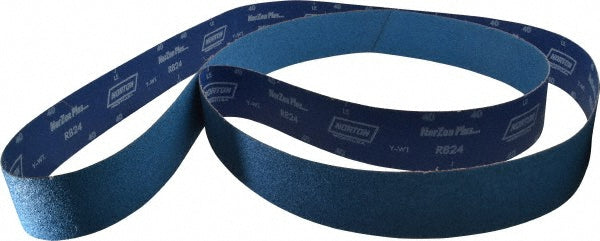 3 x 132" 40-Grit Zirconia Alumina Belt - Norton 78072750136