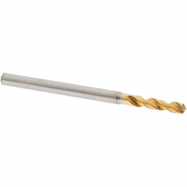 #38 High Speed Steel Screw Machine Drill Bit, Coated, 130° point - OSG 8595258