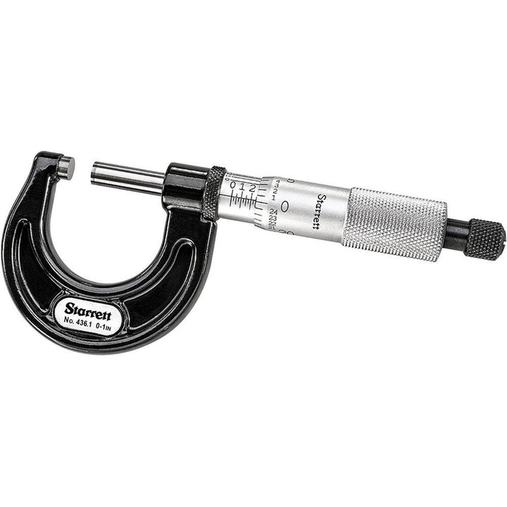 1.0000" Micrometer, 0.000050" accuracy - Starrett 67997