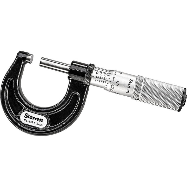 1.0000" Micrometer, 0.000050" accuracy - Starrett 67999