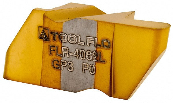 FLR-4062L Solid Carbide Insert, Grade GP3, TiN - Tool-Flo 594062LJ5R