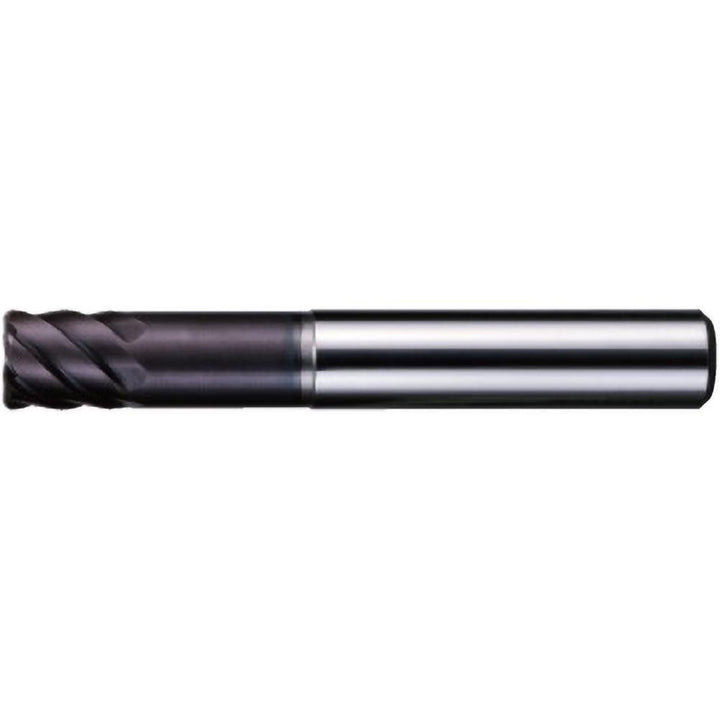 0.2362" 6-Flute Solid Carbide Corner Radius End Mill, AlTiSiN - Mitsubishi 905889