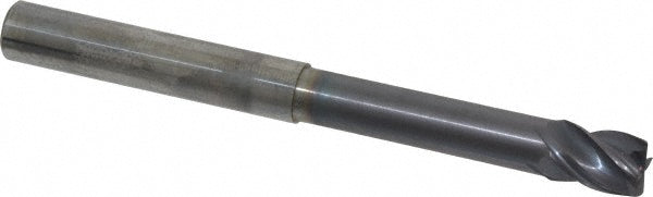 3/8" 4-Flute Solid Carbide Corner Radius & Corner Chamfer End Mill, AlTiN - Accupro 95168540