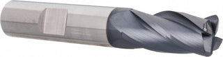1/2" 4-Flute Solid Carbide Corner Radius End Mill, AlTiN - SGS 38178