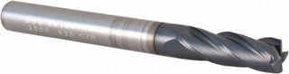1/4" 4-Flute Solid Carbide Corner Radius End Mill, AlTiN - SGS 38164