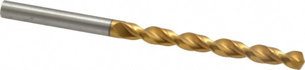 #8 High Speed Steel Drill Bit, TiN, 130° point - Guhring 9006520051100